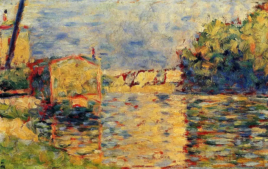 Margem do rio - Georges Seurat