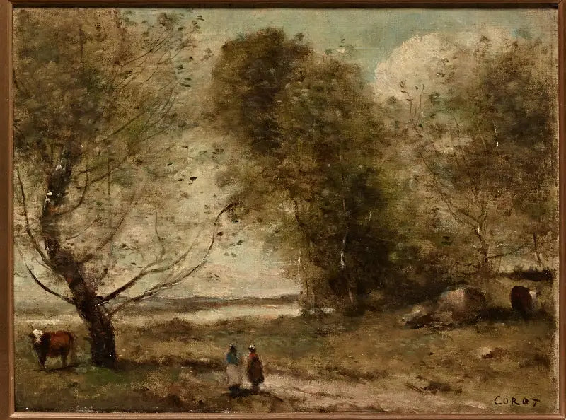 Beira do rio - Jean-Baptiste Camille Corot