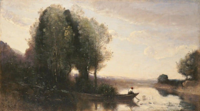 Beira do Sena - Jean-Baptiste Camille Corot