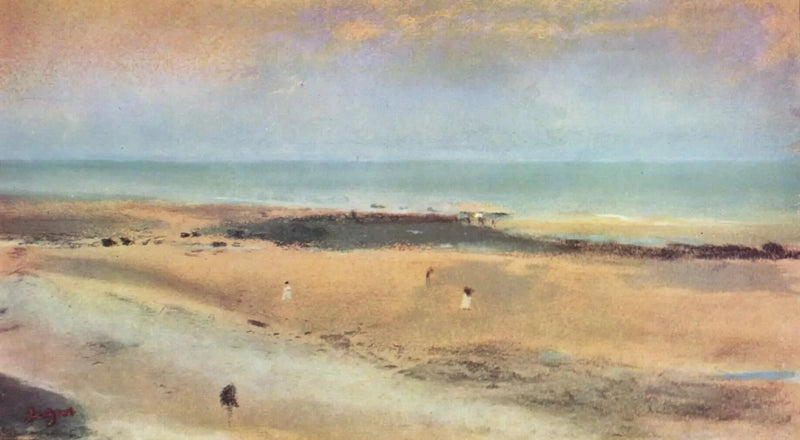 Beira-mar na maré baixa - Edgar Degas