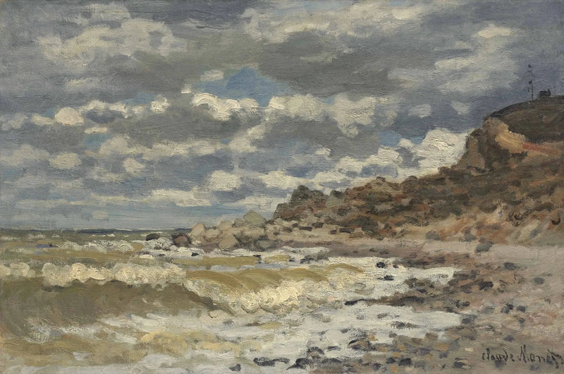 Beira-mar em Sainte-Adresse - Claude Monet