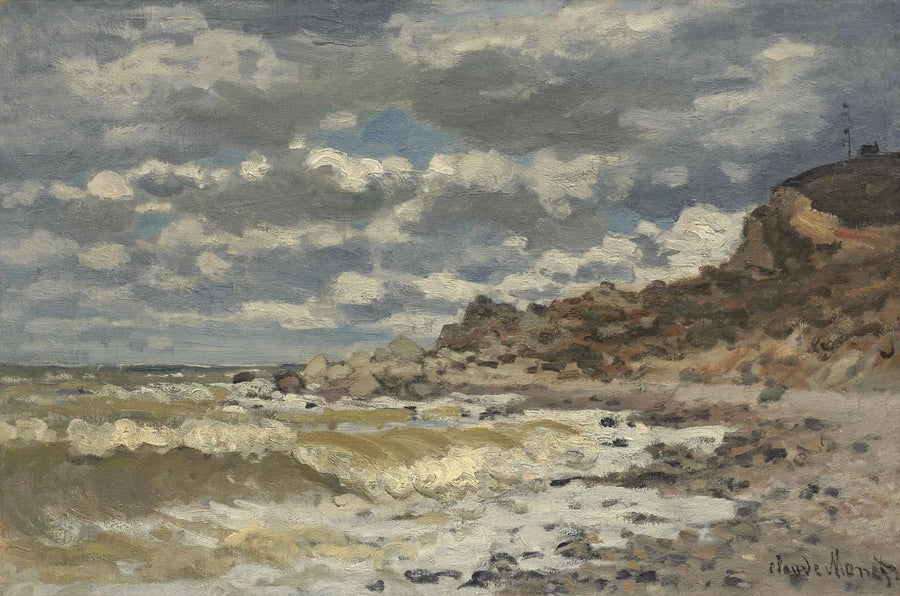 Beira-mar em Sainte-Adresse - Claude Monet
