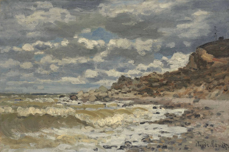 Beira-mar em Sainte-Adresse - Claude Monet