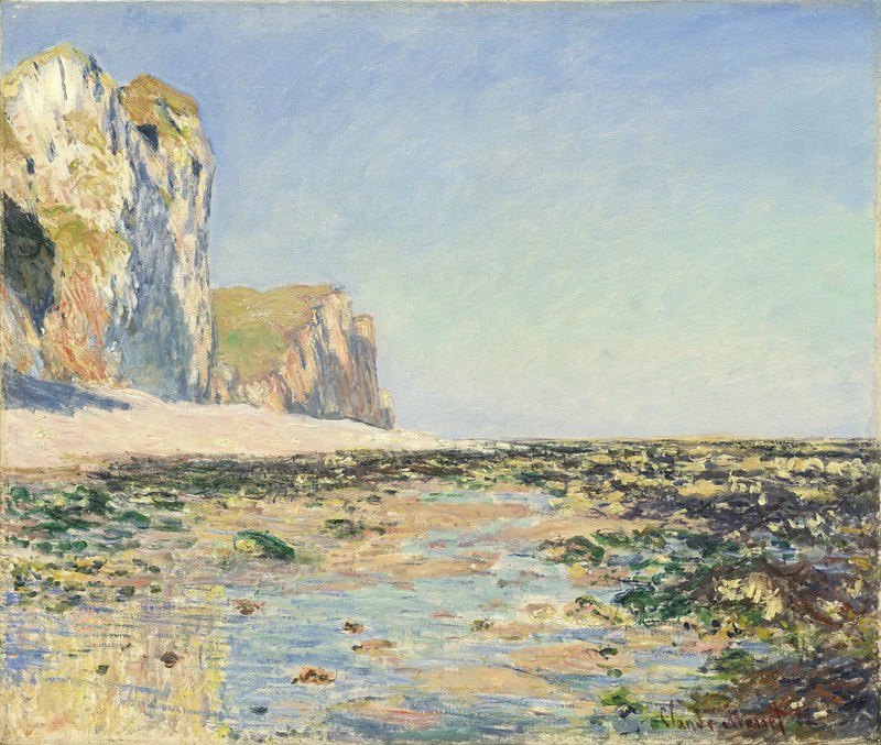 Beira-mar e falésias de Pourville pela manhã - Claude Monet
