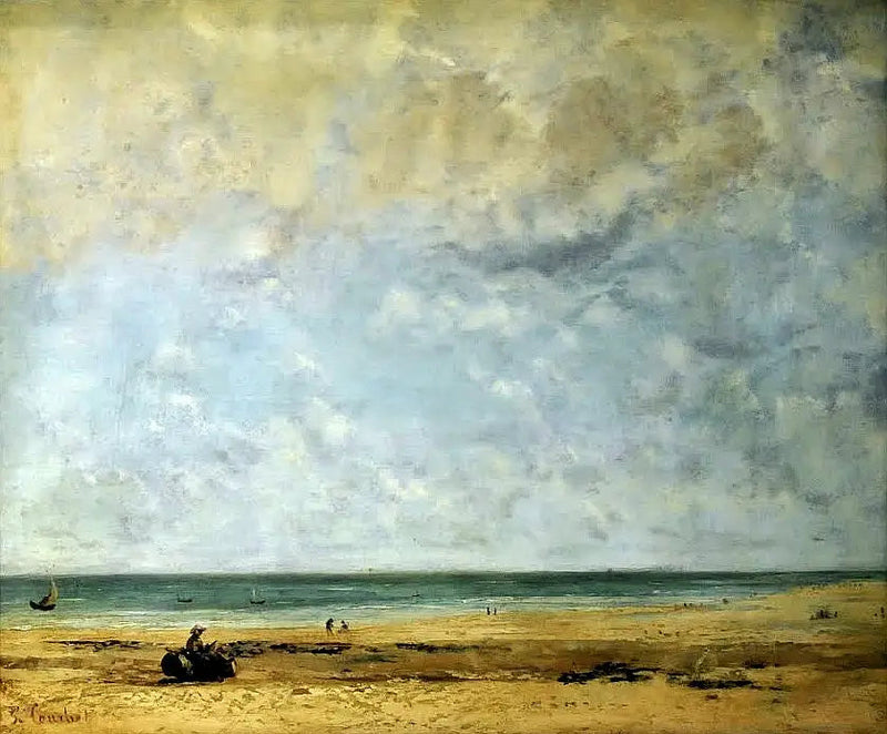 Beira-mar - Gustave Courbet