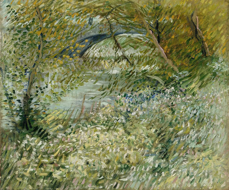 Margem do rio na primavera - Vincent van Gogh