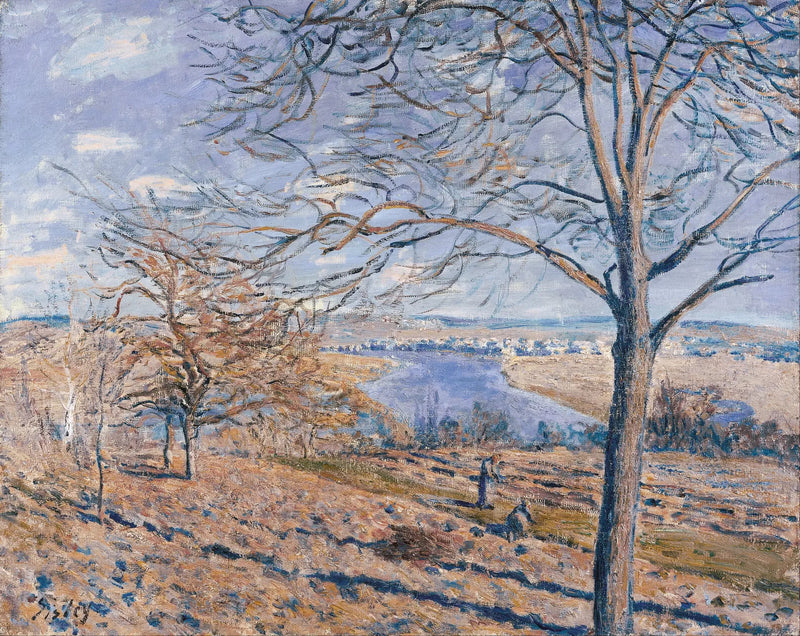Margem do Loing, efeito de outono - Alfred Sisley