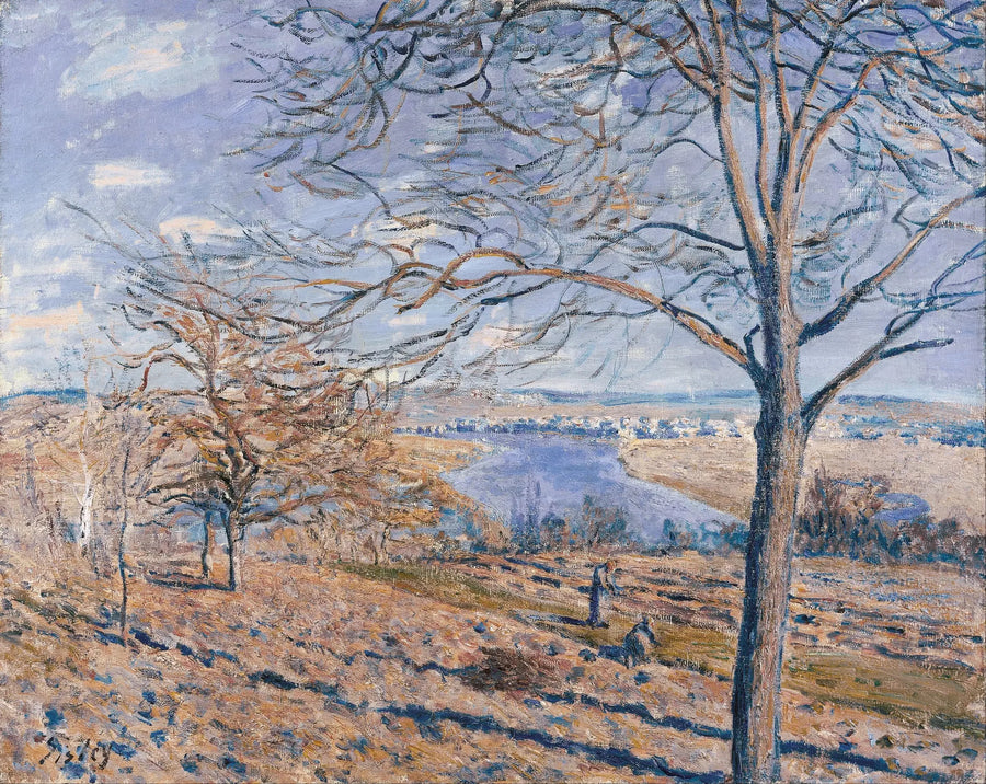 Margem do Loing, efeito de outono - Alfred Sisley