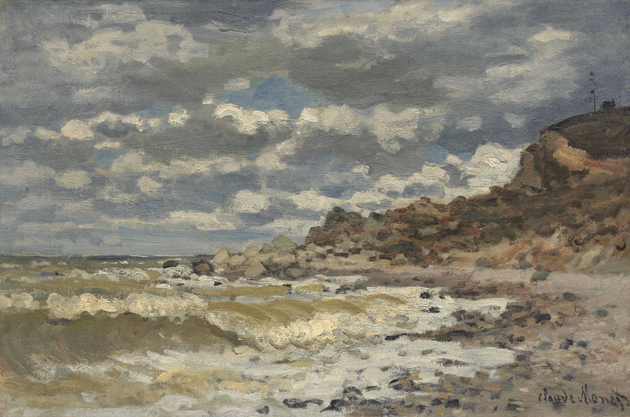 Beira-mar em Sainte-Adresse W113 - Claude Monet