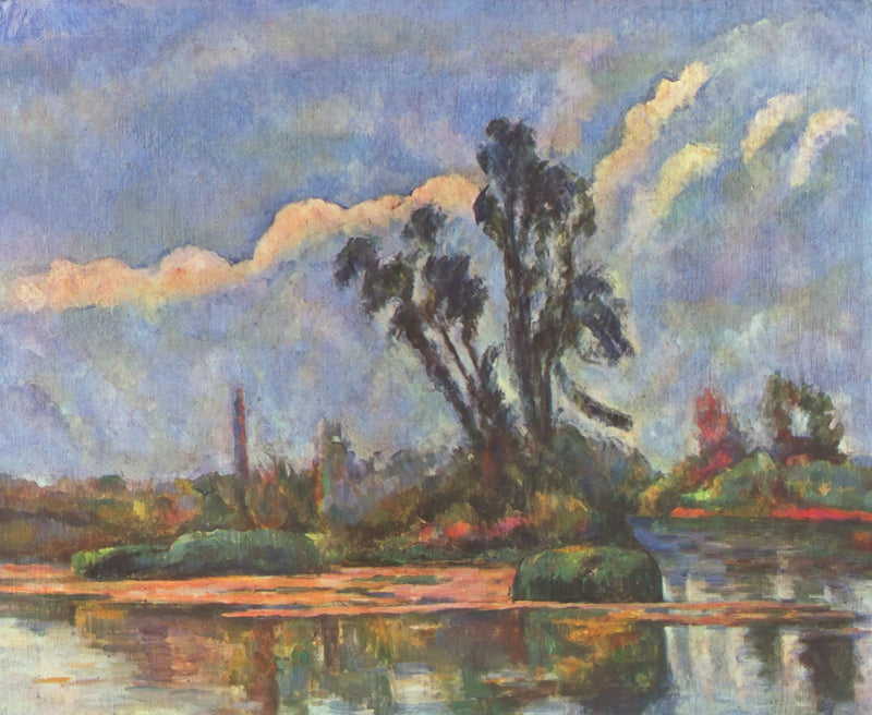 Margens do Oise - Paul Cézanne
