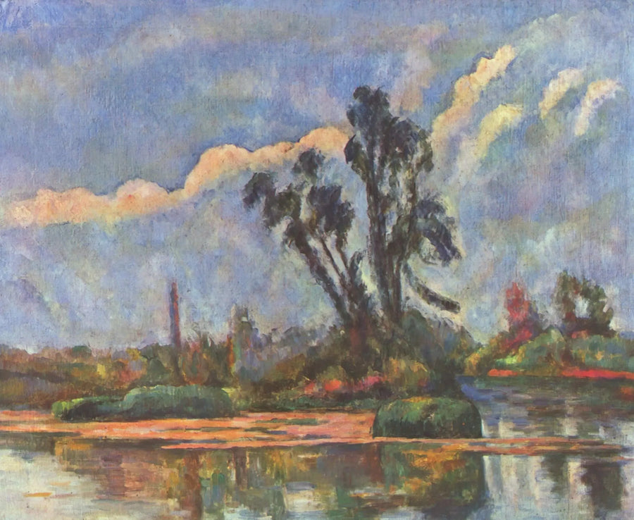 Margens do Oise - Paul Cézanne
