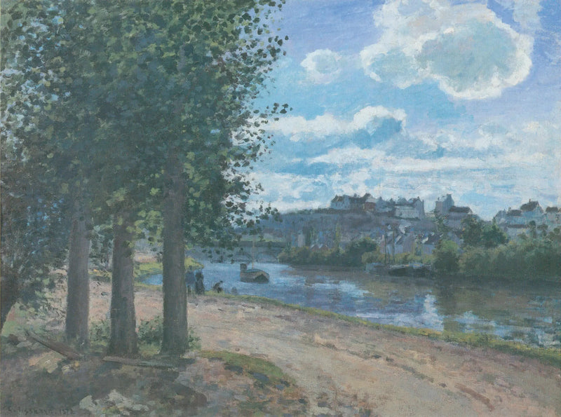 Margens do Oise, Pontoise - Camille Pissarro