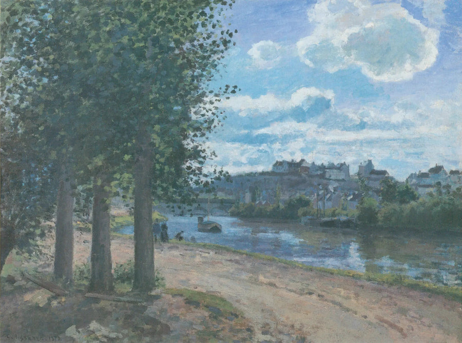 Margens do Oise, Pontoise - Camille Pissarro