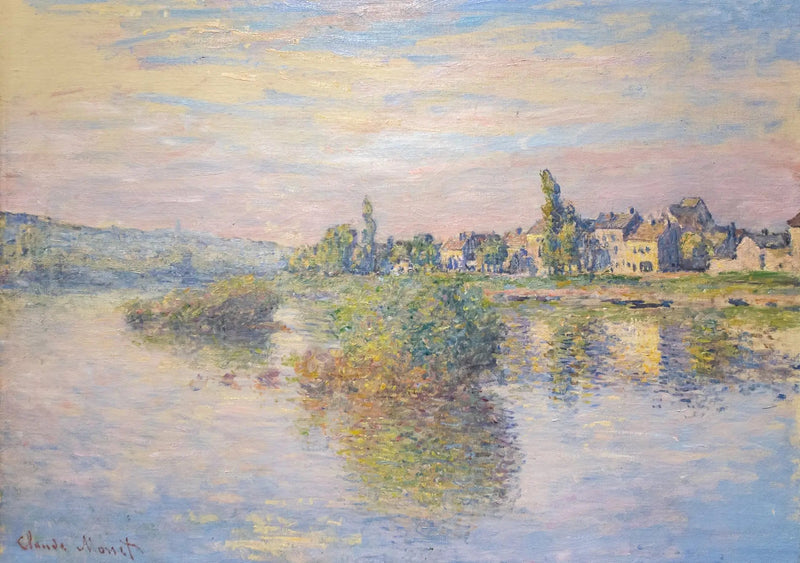 Margens do Sena em Lavacourt - Claude Monet