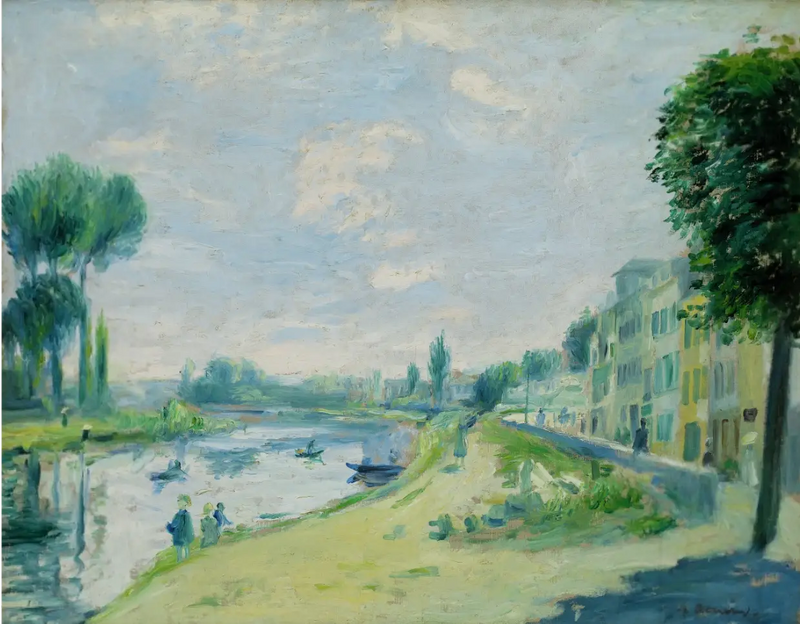 Margens do Sena, Bougival - Pierre-Auguste Renoir