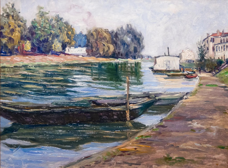 Margens do Sena - Gustave Caillebotte