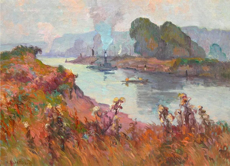 Margens do Sena - Robert Antoine Pinchon