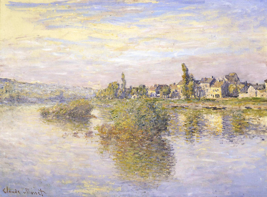 Margens do Sena em Lavacourt W538 - Claude Monet