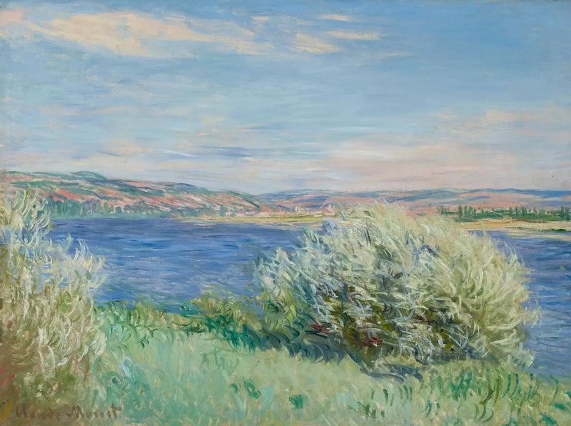 As margens do Sena perto de Vétheuil W675 - Claude Monet