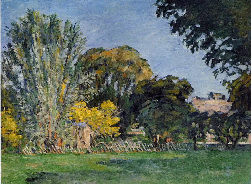 Bosque no Jas de Bouffan - Paul Cézanne