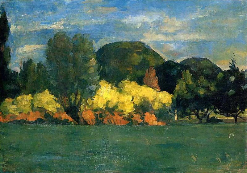 Bosque no Jas de Bouffan - Paul Cézanne