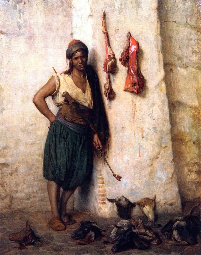 Boucher turco em Jerusalém - Jean-Léon Gérôme