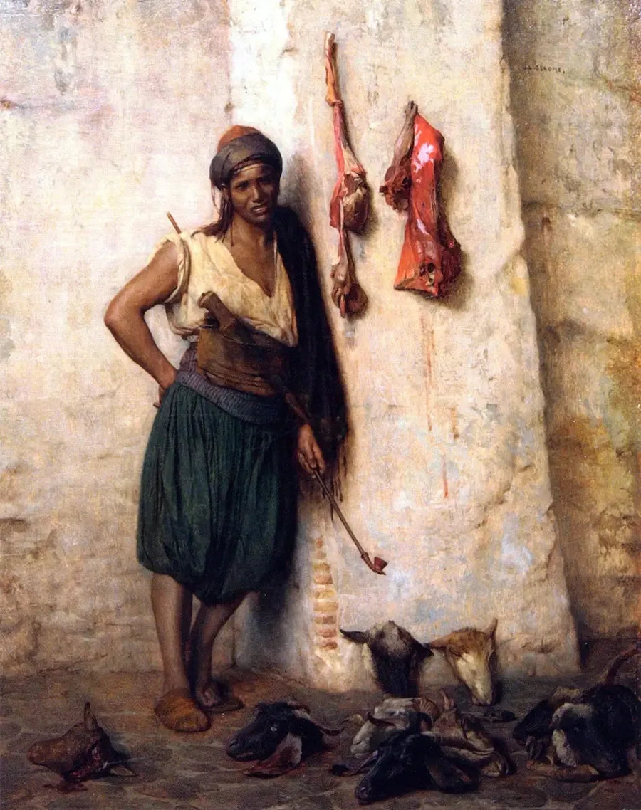 Boucher turco em Jerusalém - Jean-Léon Gérôme