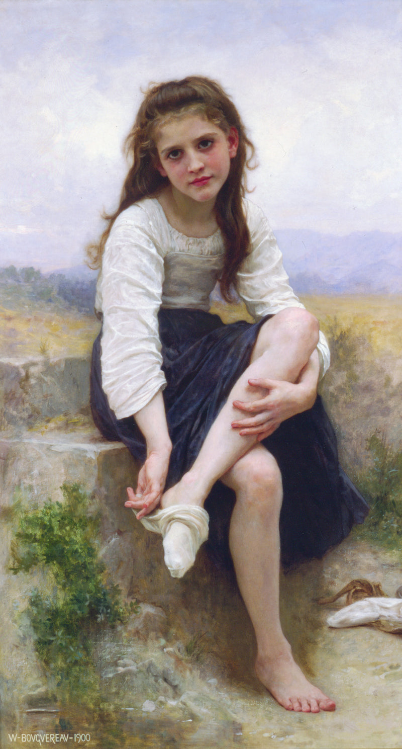 Avant le bain - Bouguereau