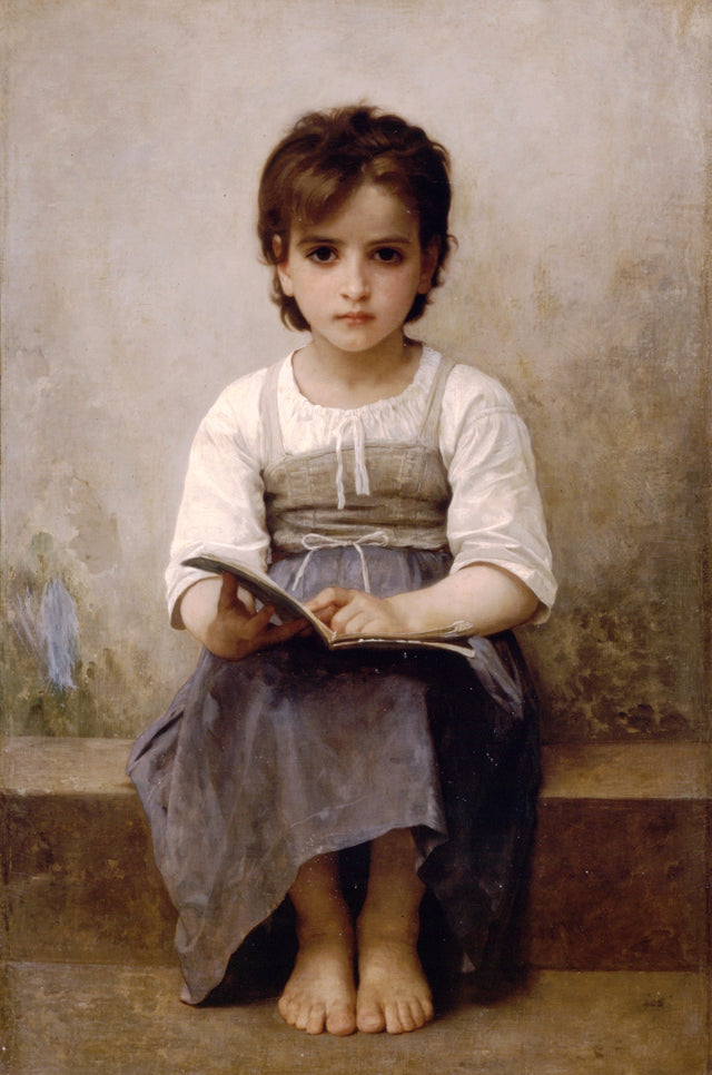 A Lição Difícil - Bouguereau