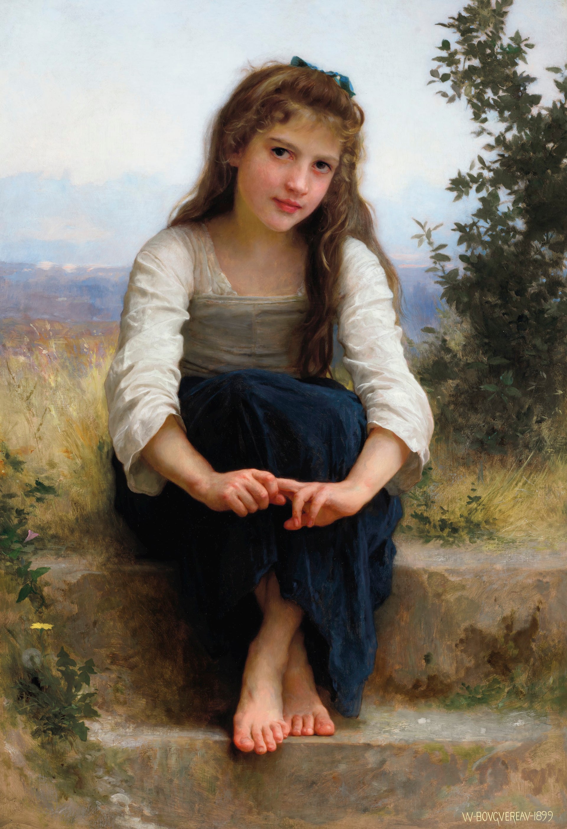 Rêverie, par William Bouguereau, 1899