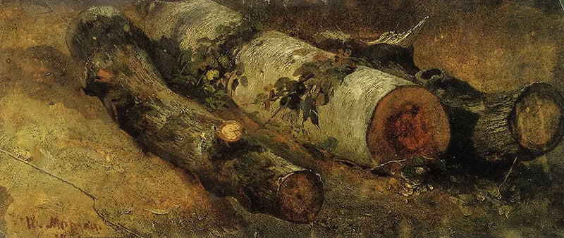 Bouleaux abatidos - Ivan Chichkine