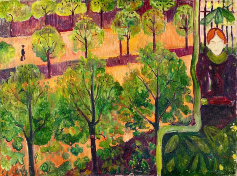 boulevard em Paris - Edvard Munch