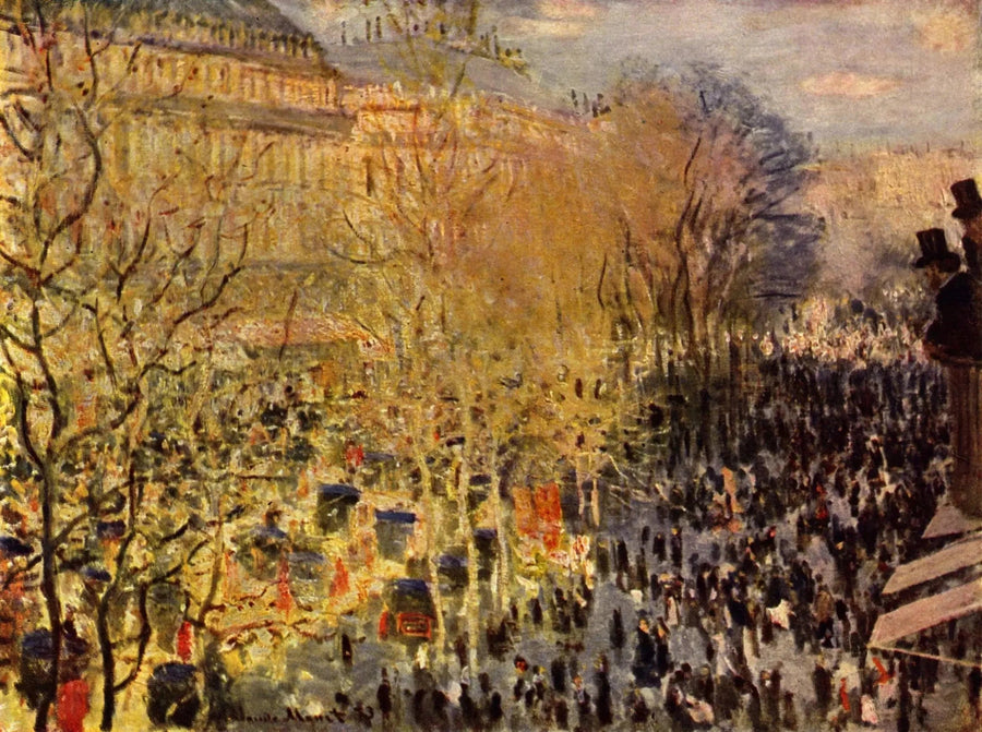 O Boulevard des Capucines - Claude Monet