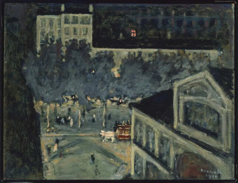 Boulevard de Paris à noite - Pierre Bonnard