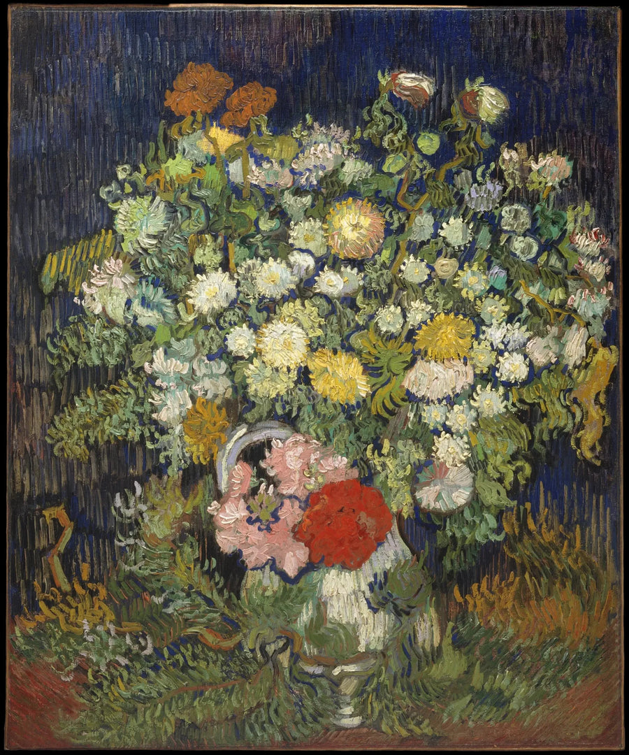 Buquê de flores em um vaso - Vincent van Gogh