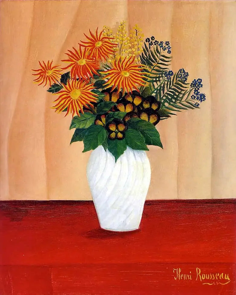 Buquê de flores - Henri Rousseau