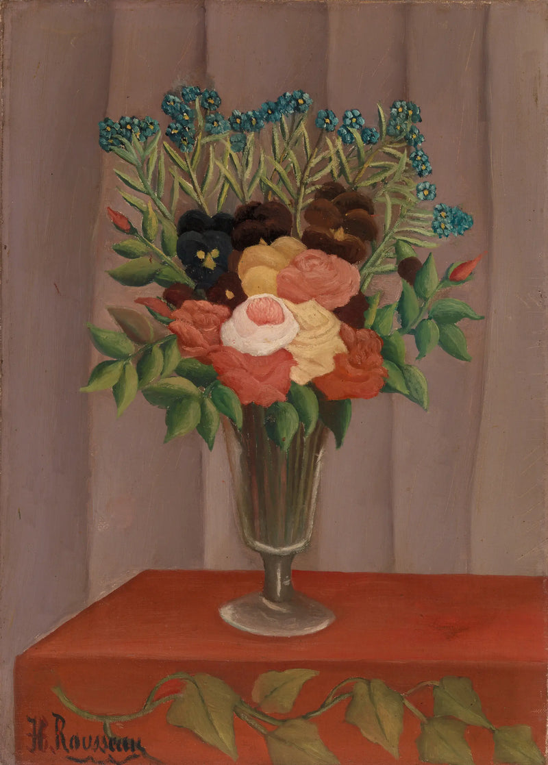 Buquê de flores - Henri Rousseau