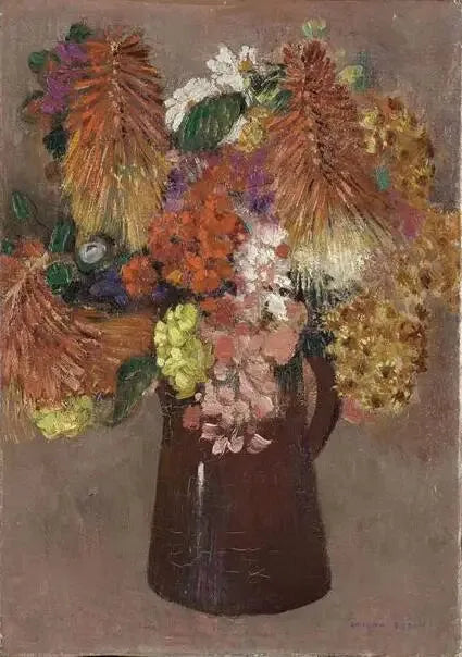 Buquê de flores - Odilon Redon