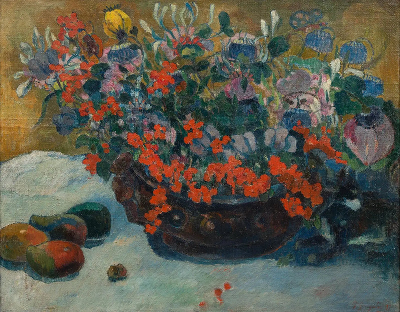 Bouquet de flores - Paul Gauguin