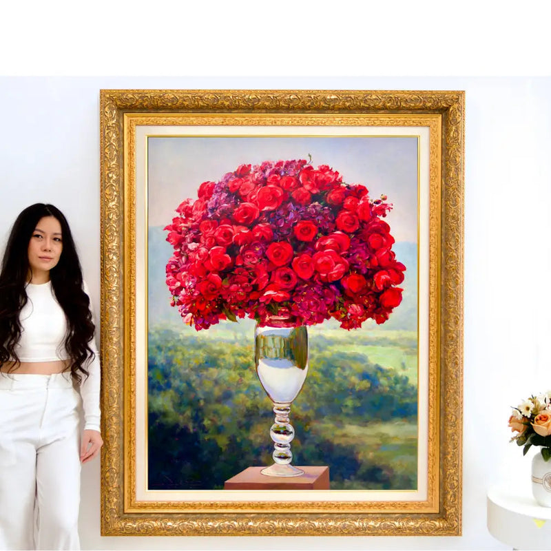 Buquê de rosas | 100 x 130 cm