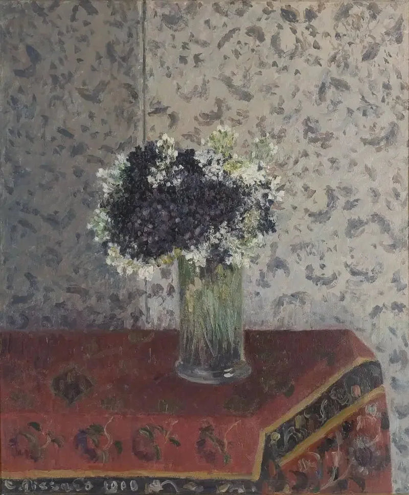 Buquê de violetas - Camille Pissarro