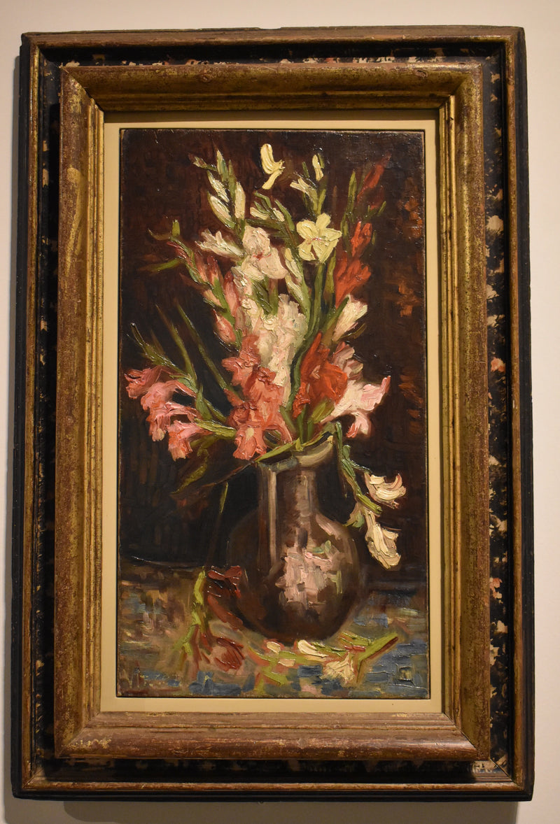 Buquê de gladíolos de várias cores - Vincent van Gogh