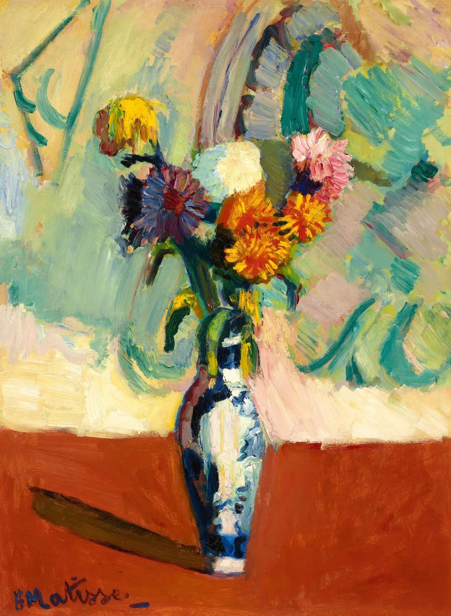 Buquê, vaso chinês - Henri Matisse