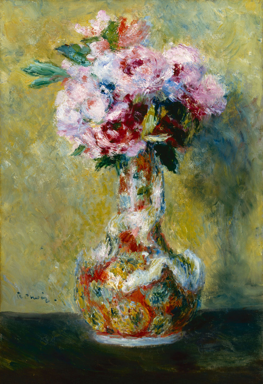 Bouquet em um vaso - Pierre-Auguste Renoir