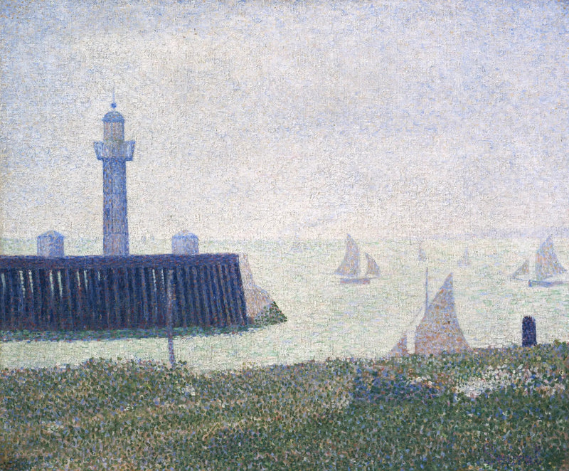 Ponta do cais, Honfleur - Georges Seurat