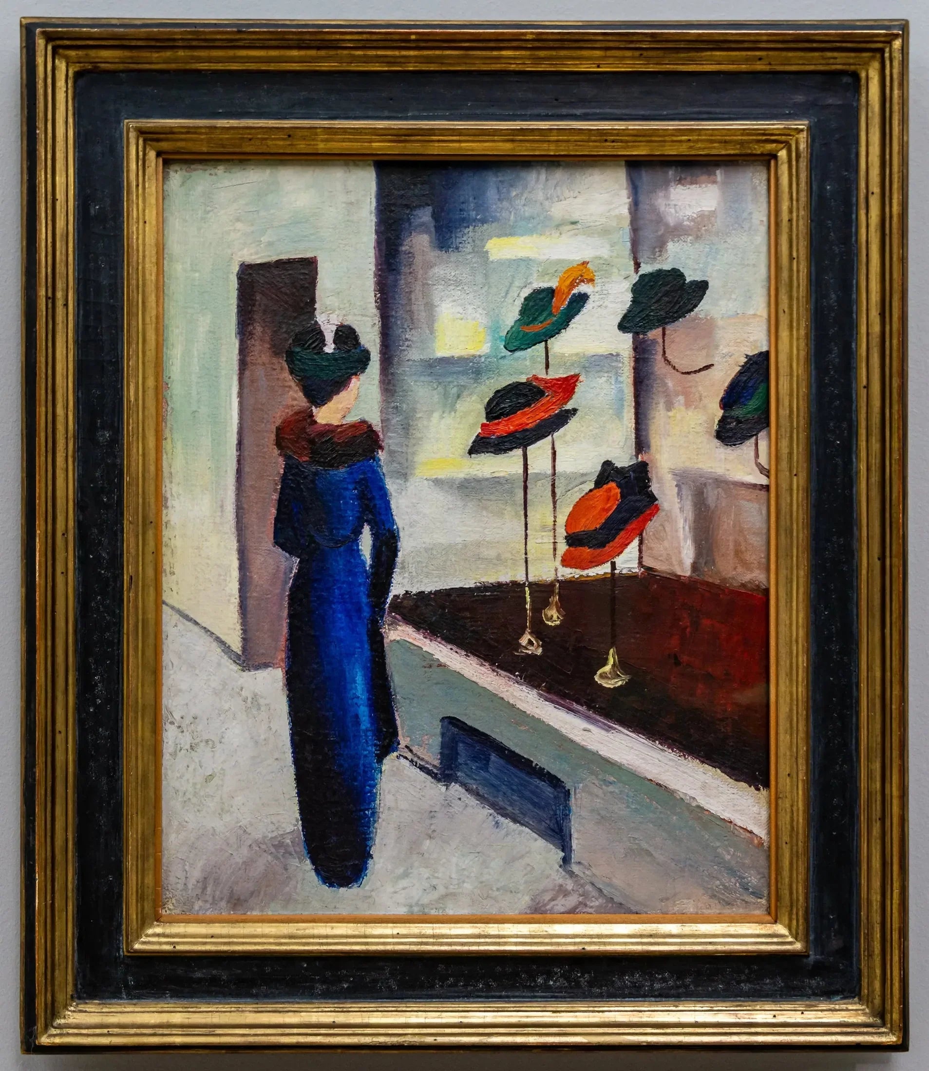 Boutique du modiste - August Macke image 1 copie peinte à la main à l’huile