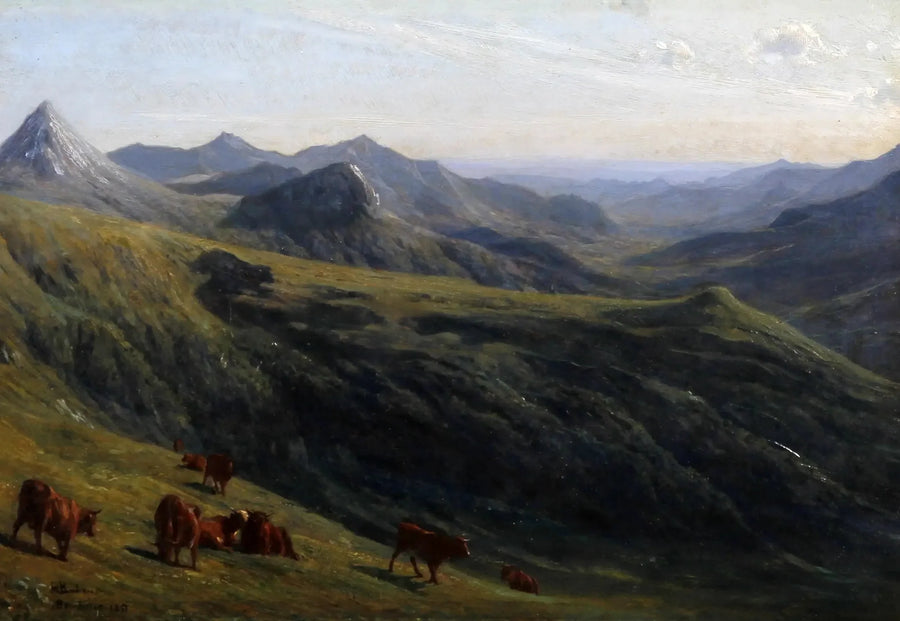 Bovinos em uma colina - Rosa Bonheur