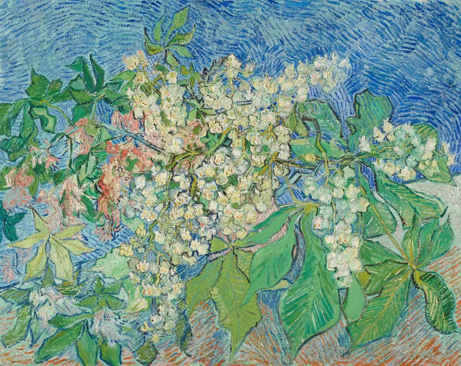 Galhos de castanheiro em flor - Vincent van Gogh