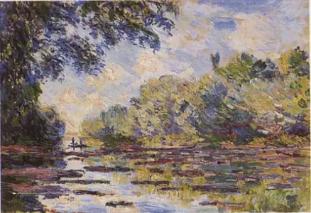 Reproduction du tableau « Bras de Seine à Giverny - Claude Monet » par Alpha Reproduction en peinture à l’huile