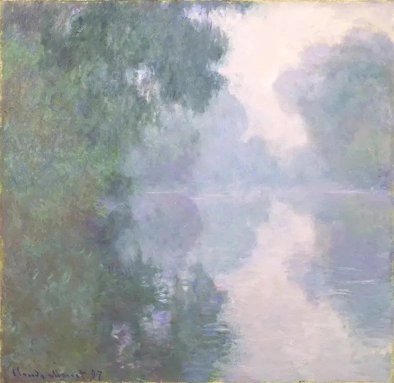 O Sena em Giverny, névoas, Raleigh W1474 - Claude Monet